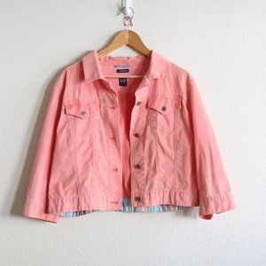 Gap Vintage Y2K 3/4-Sleeve Cropped Jacket